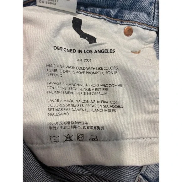 AG Adriano Goldschmied Ex-Boyfriend Slim Jeans Light Indigo 24R LED1575BT20YSWK - Picture 7 of 13